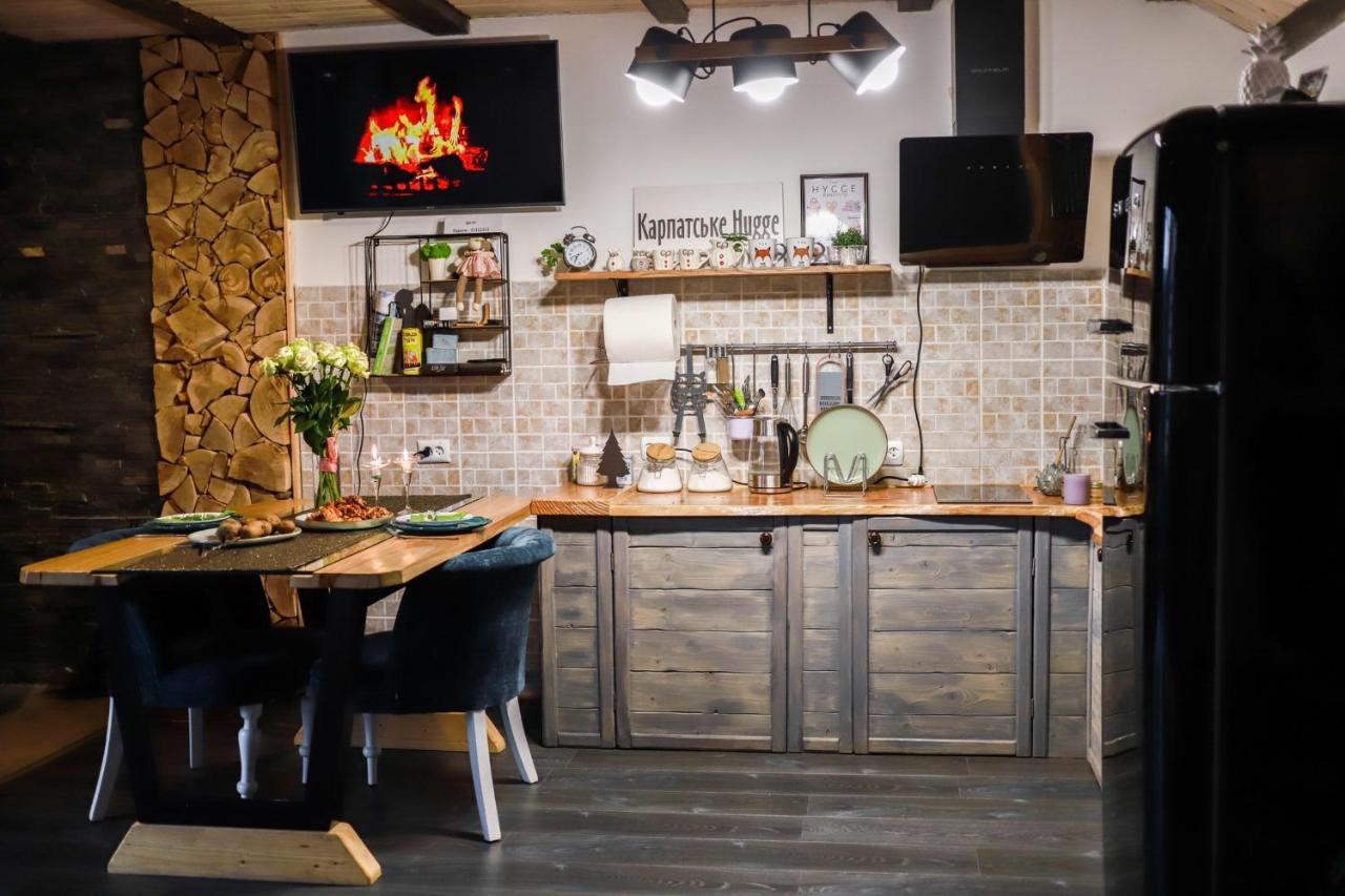 Карпатське Hygge Котедж Для Двох З Чаном-Джакузі У Горах Slavske Exteriér fotografie
