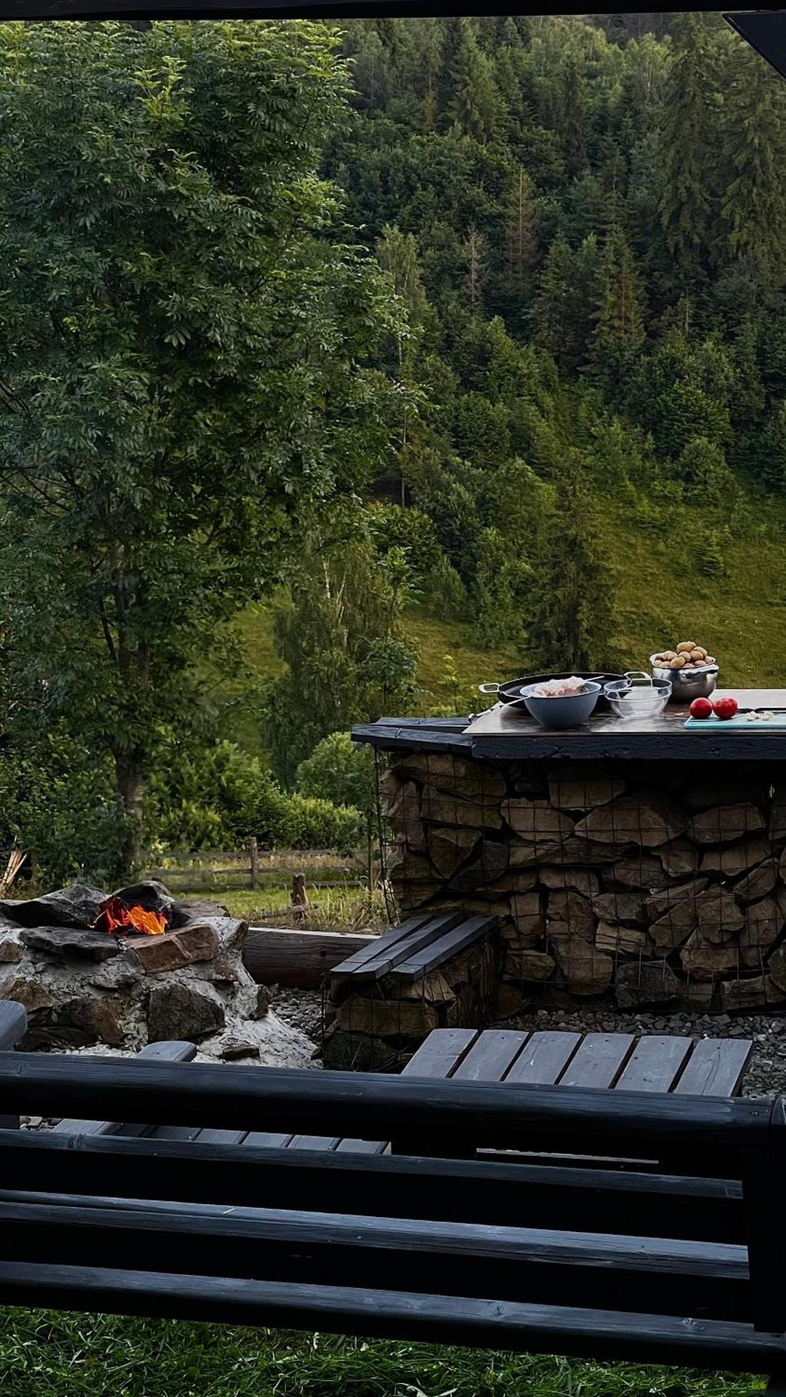 Карпатське Hygge Котедж Для Двох З Чаном-Джакузі У Горах Slavske Exteriér fotografie