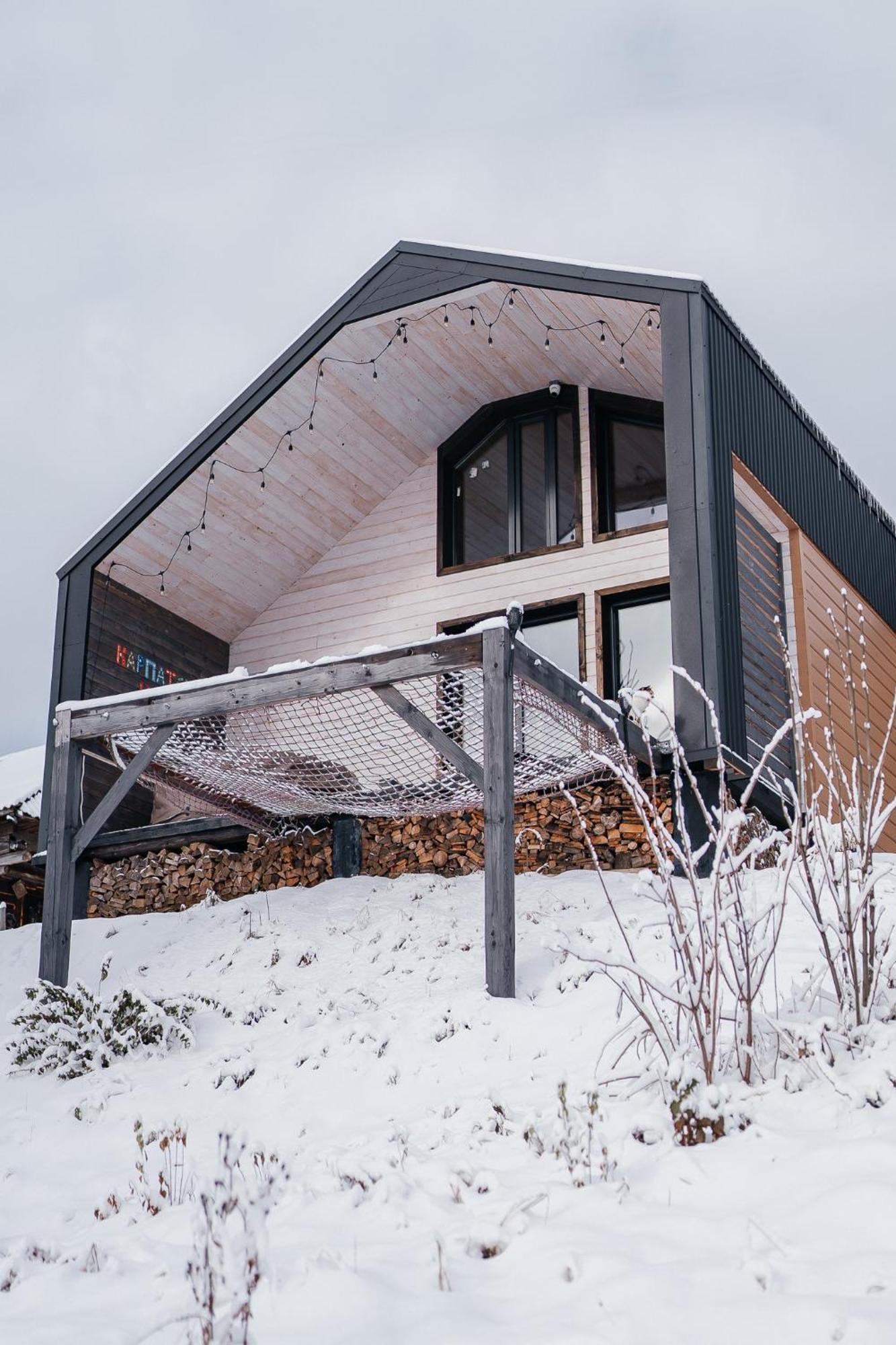 Карпатське Hygge Котедж Для Двох З Чаном-Джакузі У Горах Slavske Exteriér fotografie