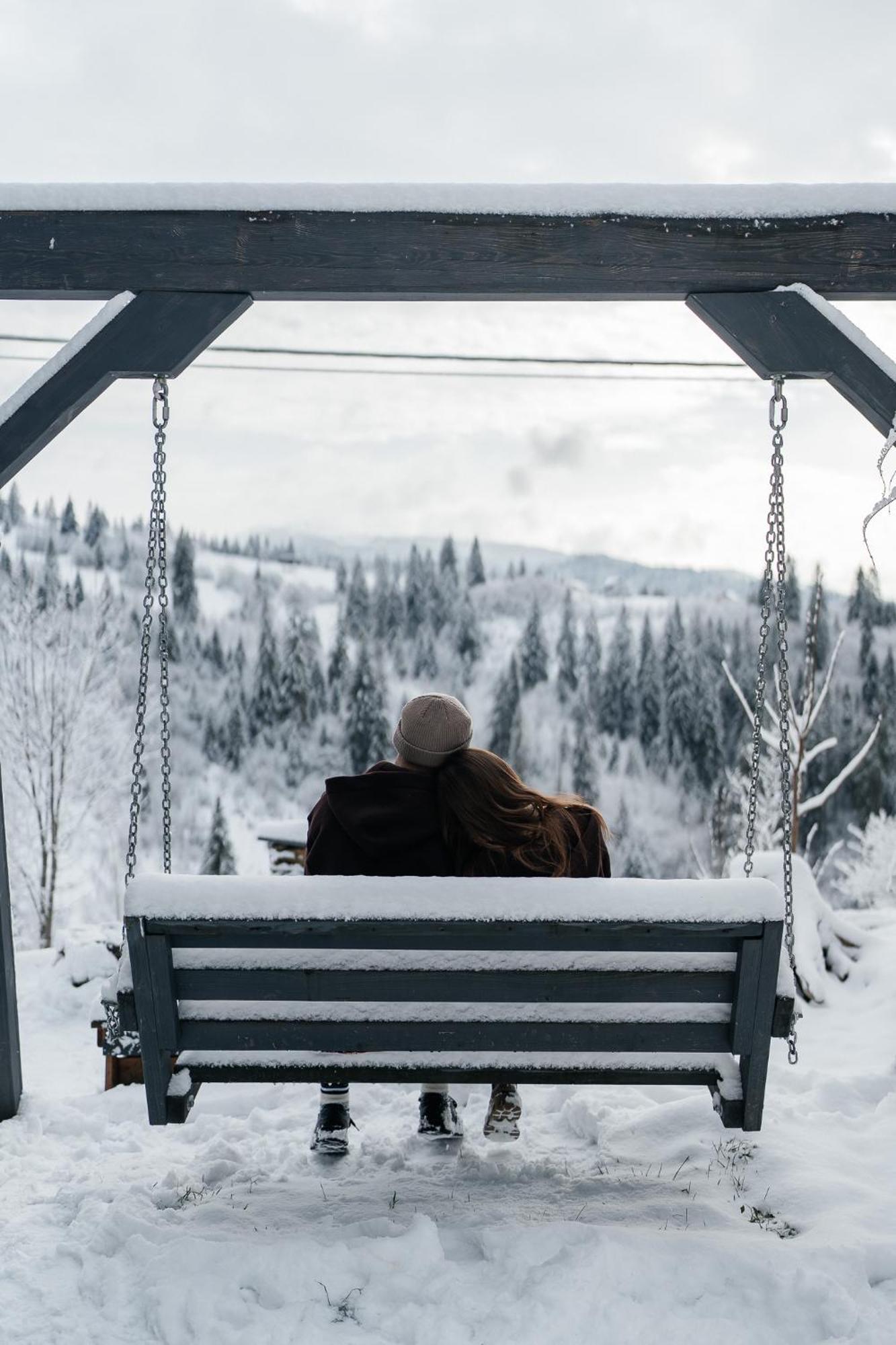 Карпатське Hygge Котедж Для Двох З Чаном-Джакузі У Горах Slavske Exteriér fotografie